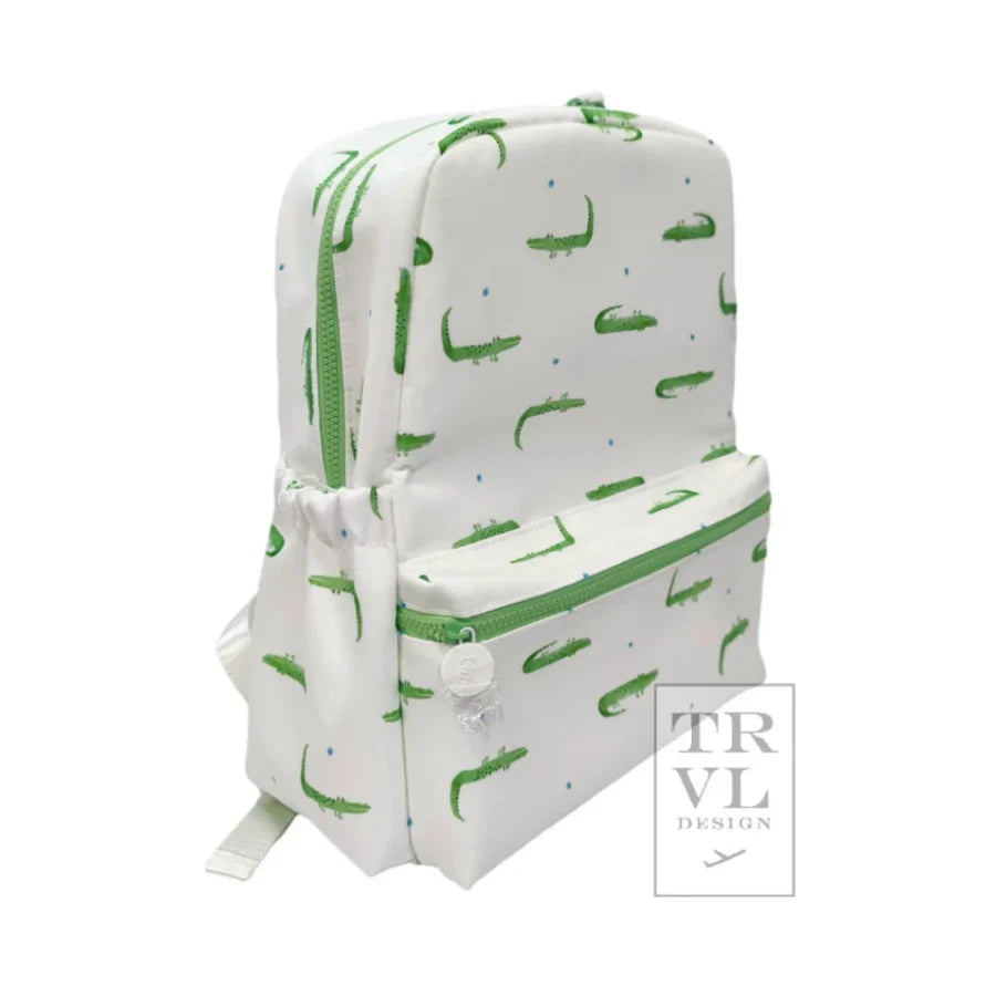 Monogrammed TRVL Design Wipeable Full-size Backpacker