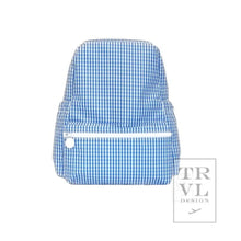 Load image into Gallery viewer, Monogrammed TRVL Design Wipeable Full-size Backpacker
